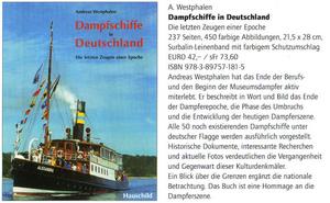 Dampfschiffe in Deutschland