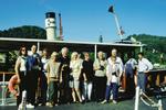 1995 mit der Dampffähre WEHLEN BASTEI in Bad Schandau